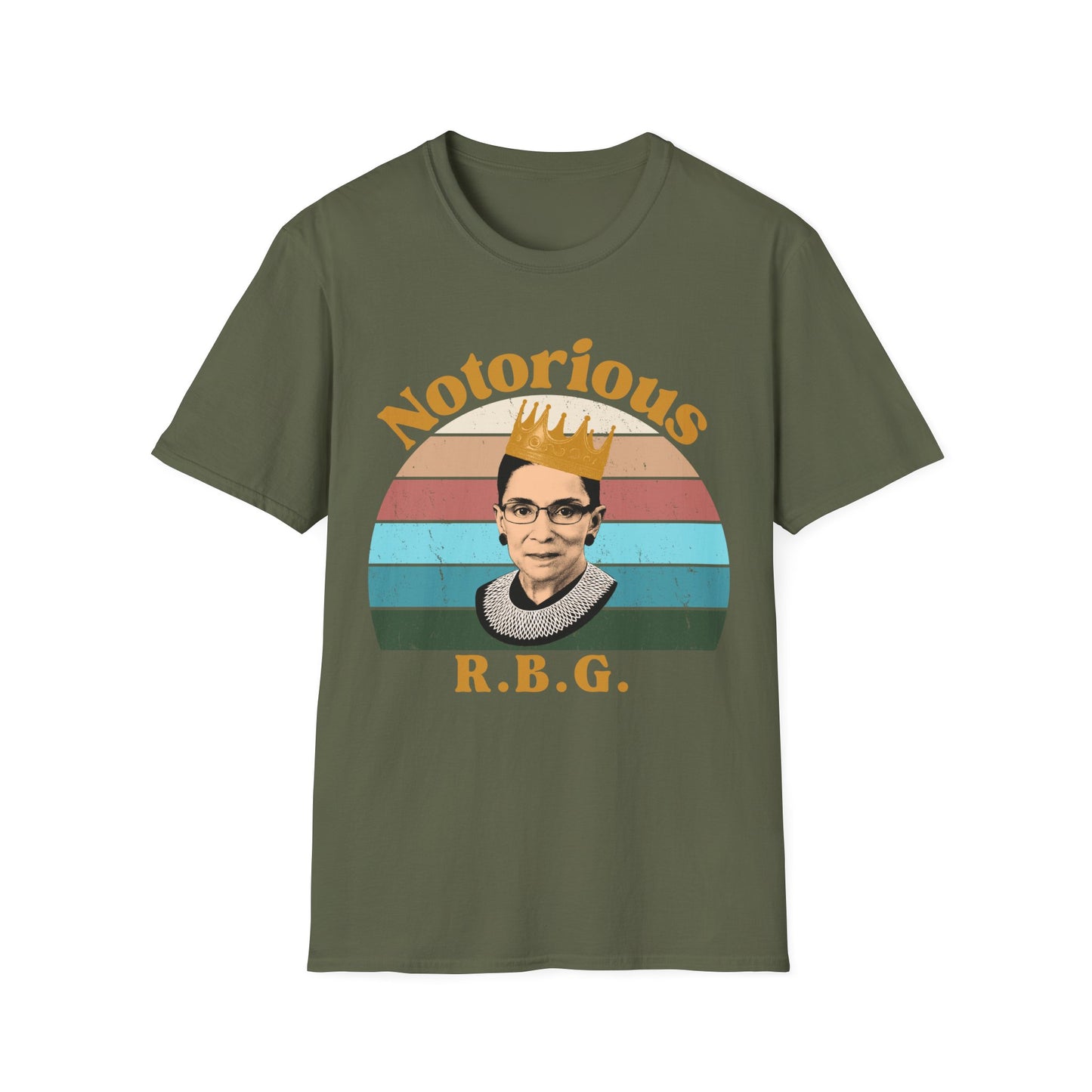 Unisex Notorious R.B.G. T-Shirt — Retro Ruth Bader Ginsburg Tribute Tee