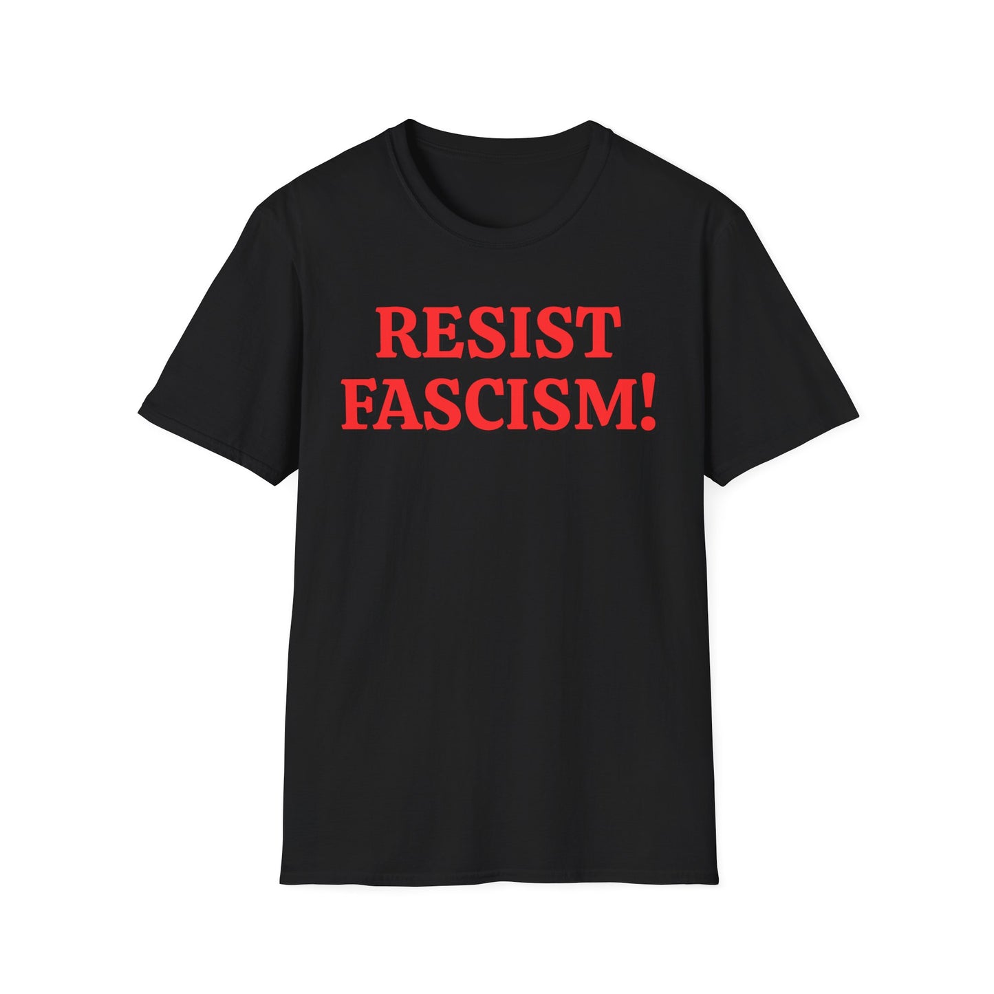 Resist Fascism T-Shirt – Bold Red Statement Tee for Activists